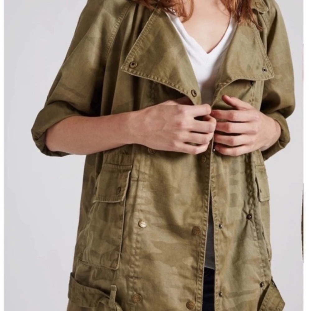 Current/Elliott Khaki Utility Jacket